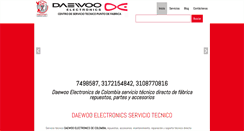 Desktop Screenshot of daewoelectronics.com